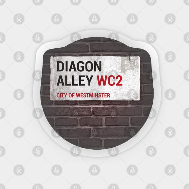 Diagon Alley Sticker by Curvilineo